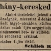 1846.10.06. Schlick Rudolf dohánykereskedő