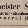 1848.03.14. Zechmeister dohánykereskedés
