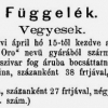 1883.05.01. Új Bock szivarok