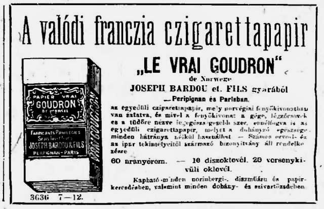 1889.07.13. Le Vrai Goudron