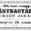 1893.12.01. Hirsch Jakab dohányárudája