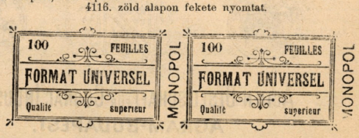 Monopol cigarettapapír 1.