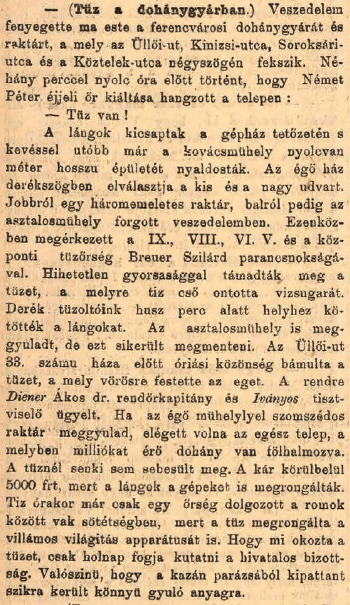 1897.09.27. Ferencvárosi Dohánygyár