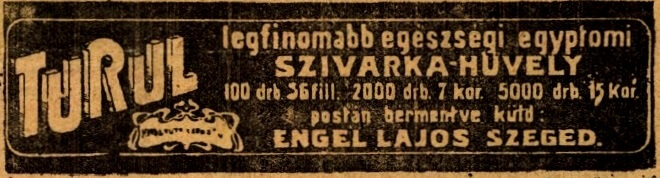 1901. Turul szivarkahüvely