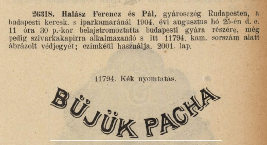 1904.08.25. Büjük Pacha papír