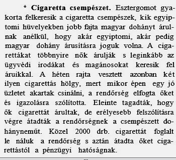 1904.10.02. Cigarettacsempészet