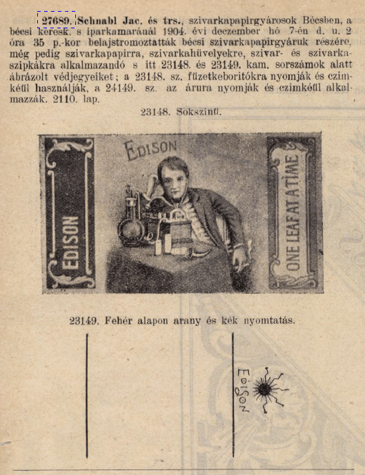 1904.12.07. Edison cigarettapapír