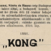 1905.09.29. Kong papír és hüvely