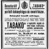 1905.09.30. Tabako dohánytrágya