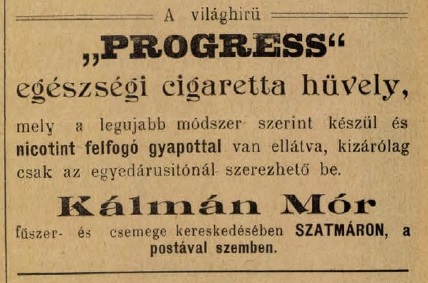 1905.10.27. Progress cigarettahüvely