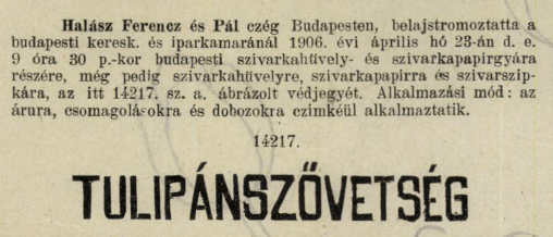 1906.04.23. Tulipánszövetség 1.