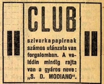 1906.05.11. Modiano-Club