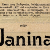 1907.09.30. Janina papír és hüvely 1.