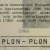 1908.08.14. Plon-Plon papír és hüvely