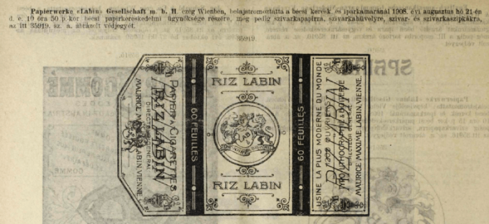 1908.08.21. Riz Labin papír