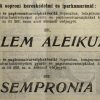 1909.05.04. Salem Aleikum, Sempronia
