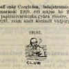 1909.05.28. Club szivarszipka