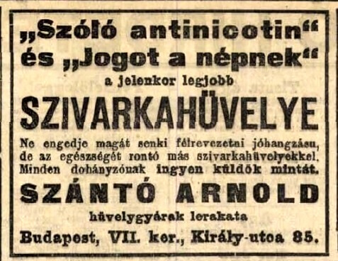 1909.06.27. Szivarkahüvelyek