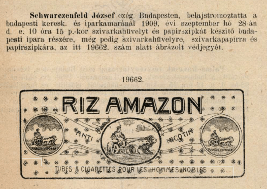 1909.09.28. Riz Amazon hüvely