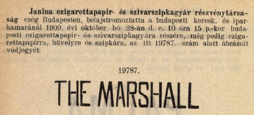 1909.10.28. The Marshall