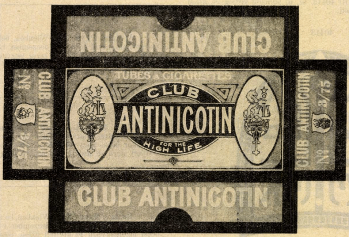 Club Antinicotin cigarettahüvely 1.