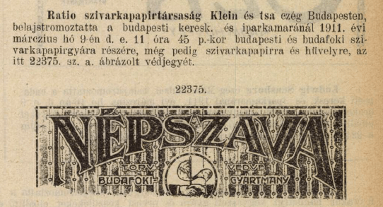 1911.03.09. Népszava papír és hüvely