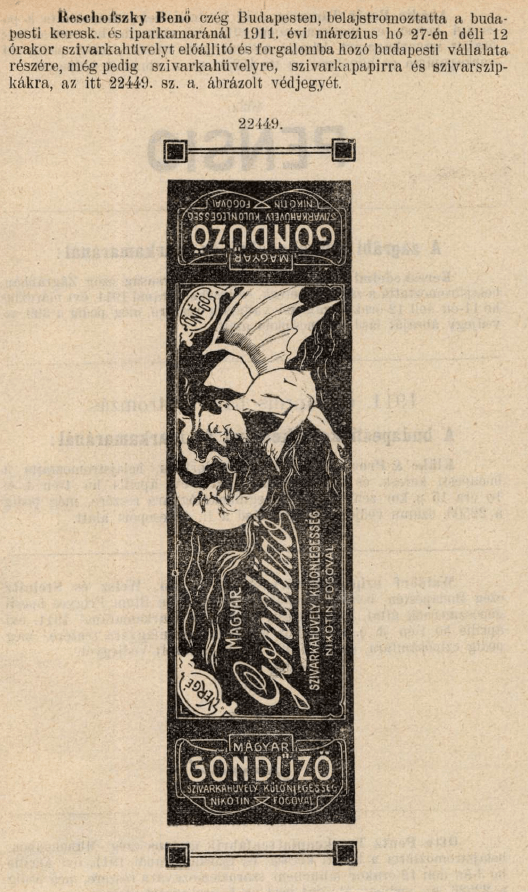 1911.03.27. Gondűző papír és hüvely 1.