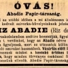 1911.04.23. Riz Abadie cigarettahüvely