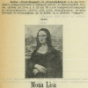 1911.10.14. Mona Lisa papír és hüvely