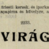 1911.11.21. Virág cigarettapapír