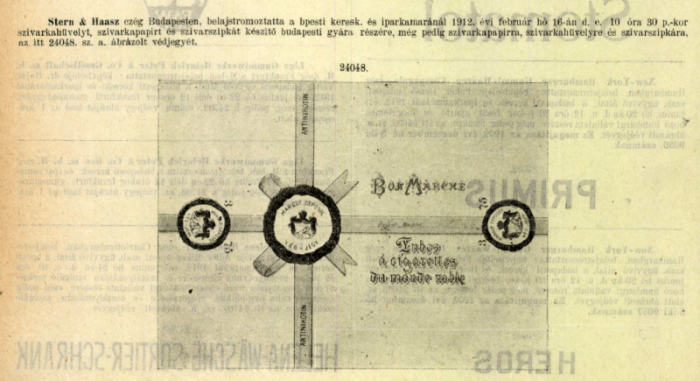 1912.02.16. Bon Marché hüvely