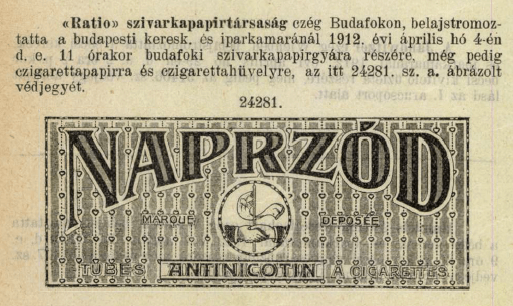 1912.04.04. Naprzód papír és hüvely