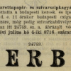 1912.07.04. Derby papír és hüvely