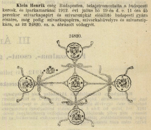 1912.07.19. Mars papír és hüvely