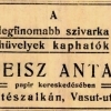 1912.07.26. Szivarkahüvelyek