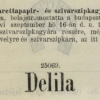 1912.09.16. Delila papír és hüvely