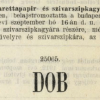 1912.09.16. Dob papír és hüvely