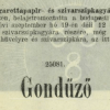 1912.09.19. Gondűző papír és hüvely 1.