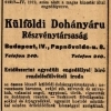 1912.09.29. Külföldi dohányáru