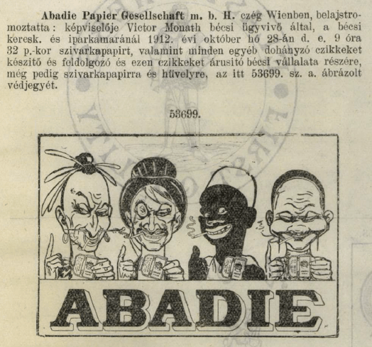 1912.10.28. Abadie papír és hüvely