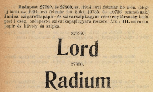 1914.02.05. Lord és Radium