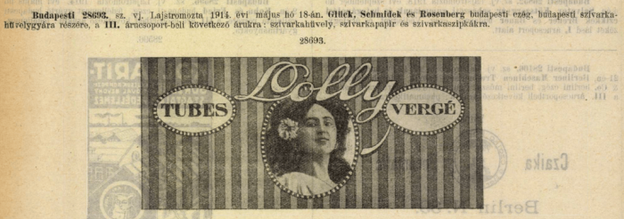 1914.05.18. Lolly papír és hüvely