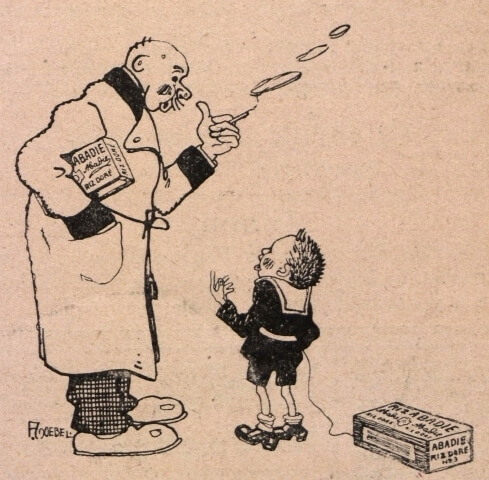 1914. Abadie cigarettahüvely 1914. Abadie cigarettahüvely