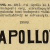 1915.04.01. Apollo papír és hüvely