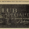 1916.12.07. Club Spécialité hüvely