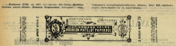 1917.01.24. Houblon-Matelot