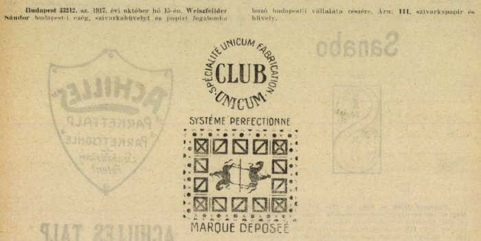 1917.10.15. Club Unicum 1917.10.15. Club Unicum