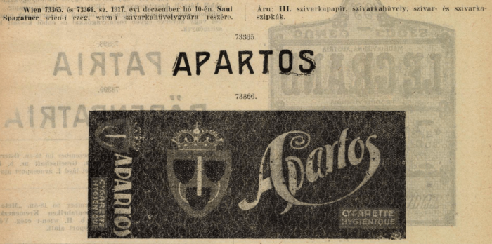 1917.12.10. Apartos papír és hüvely 1917.12.10. Apartos papír és hüvely
