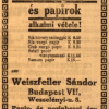 1918.04.13. Papírok, hüvelyek