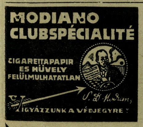 1918.05.21. Modiano reklám